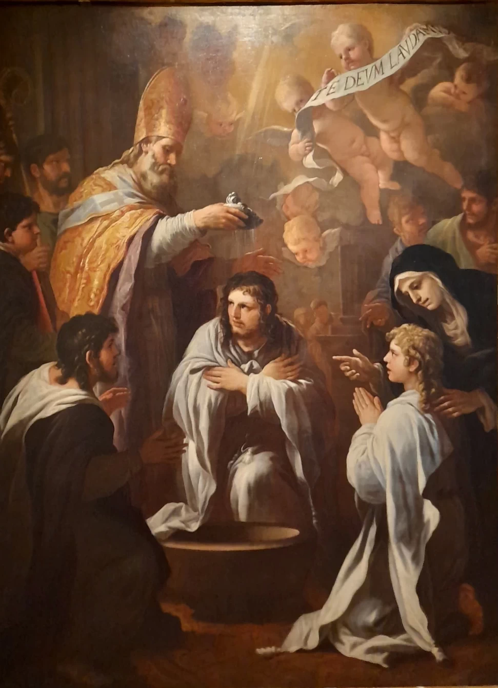 Battesimo di Sant'Agostino. Napoli, Museo Diocesano